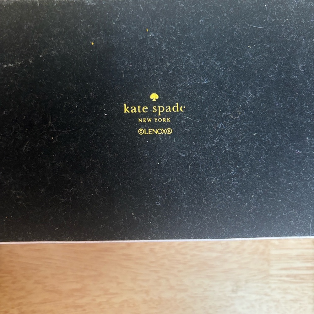 Kate Spade x Lenox Pink Jewelry Box 9” Gold Bow - Picture 7 of 8
